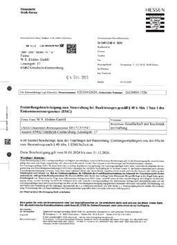 Download PDF-Datei: Freistellungsbescheinigung